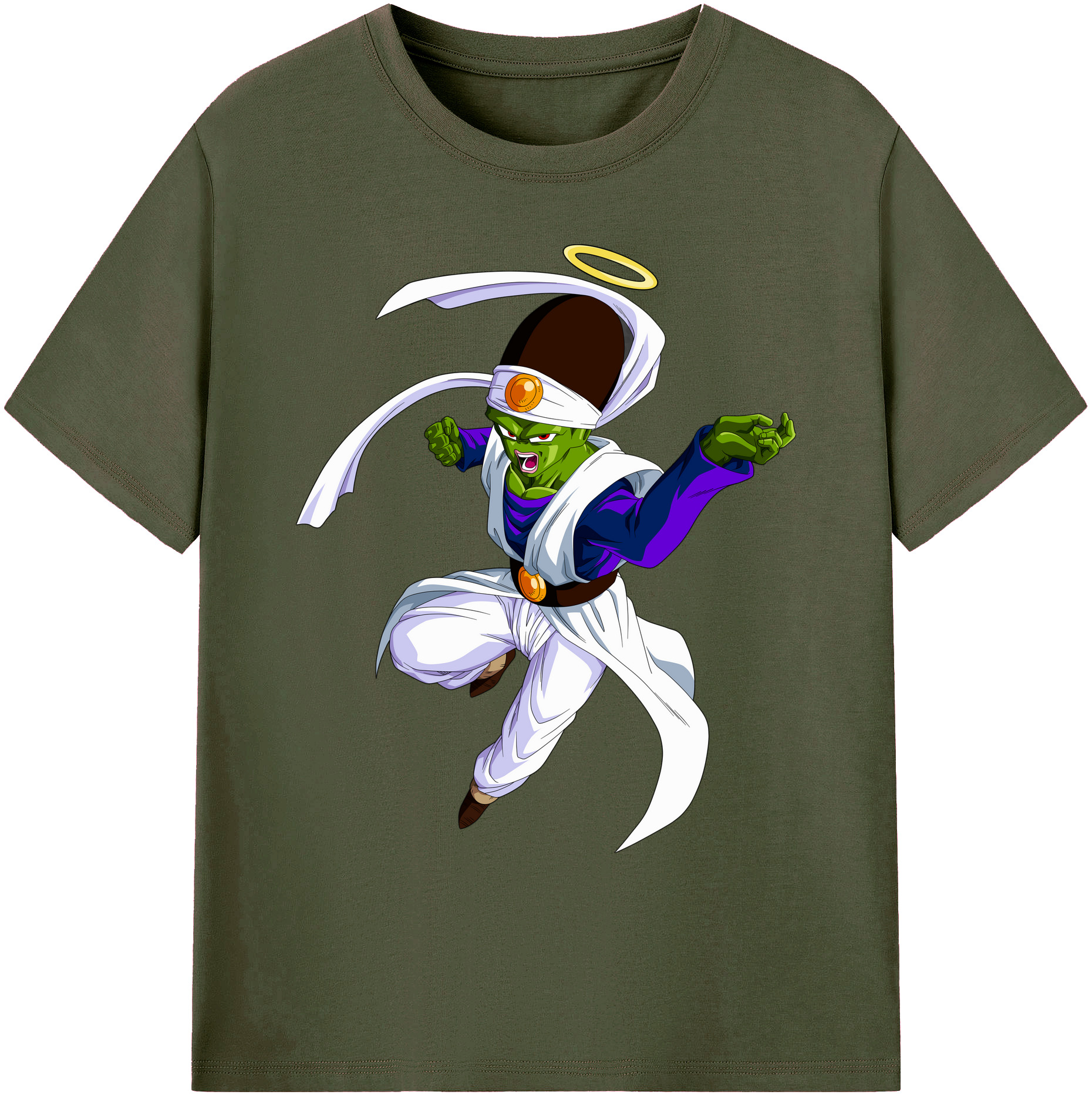 （画像用） ドラゴンボール パイクーハン DRAGON BALL Pikkon 綿100％ メンズ半袖Tシャツ｜肌触りやわらか＆通気性